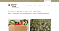 Desktop Screenshot of isidorefoods.com