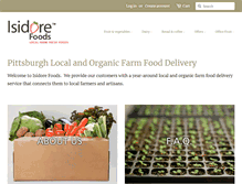 Tablet Screenshot of isidorefoods.com